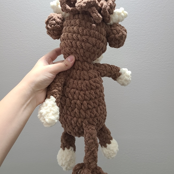 Handmade Highland Cow Snuggler - Picture 5 of 5